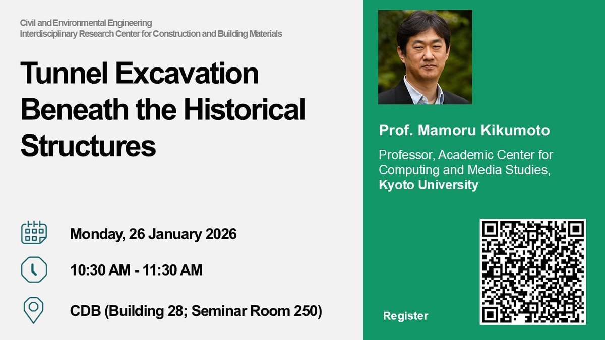 Seminar: Tunnel Excavation Beneath the Historical Structures
