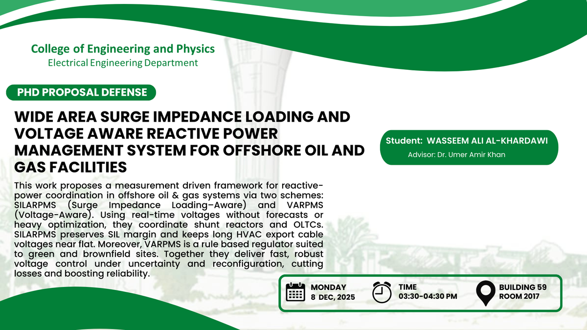 PhD Proposal Defense: Power Control for Offshore Oil & Gas