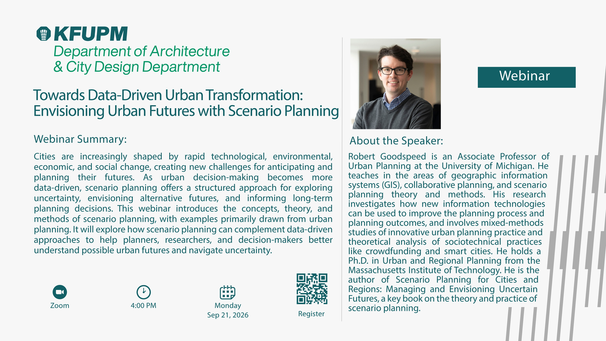 Webinar: Towards Data-Driven Urban Transformation