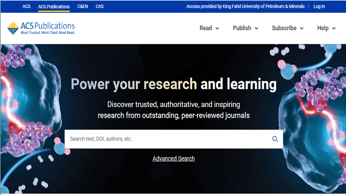 Access to ACS Publications