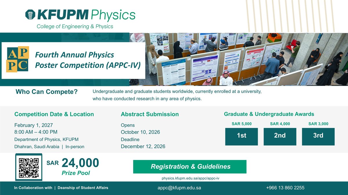 Annual Physics Poster Competition IV (APPC-IV)