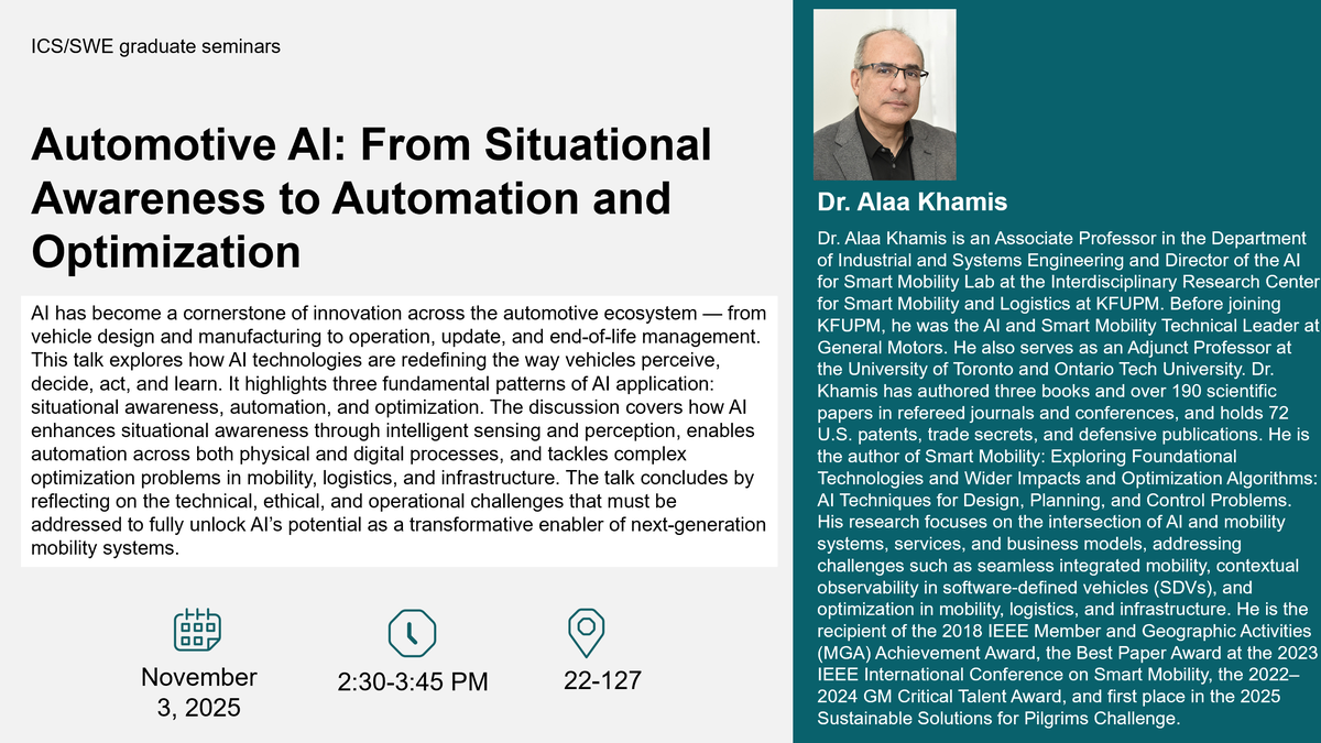 Seminar on Automotive AI