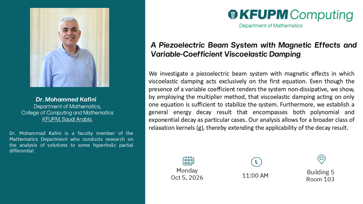 Seminar: Piezoelectric Beam Systems and Viscoelastic Damping