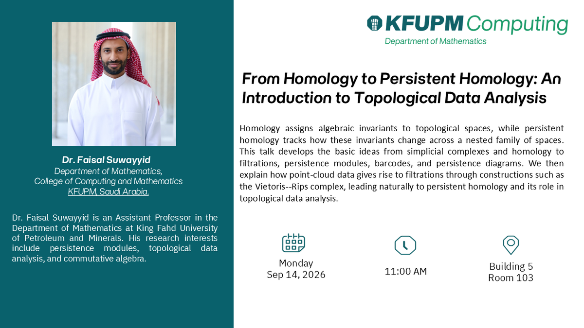 Seminar: From Homology to Persistent Homology