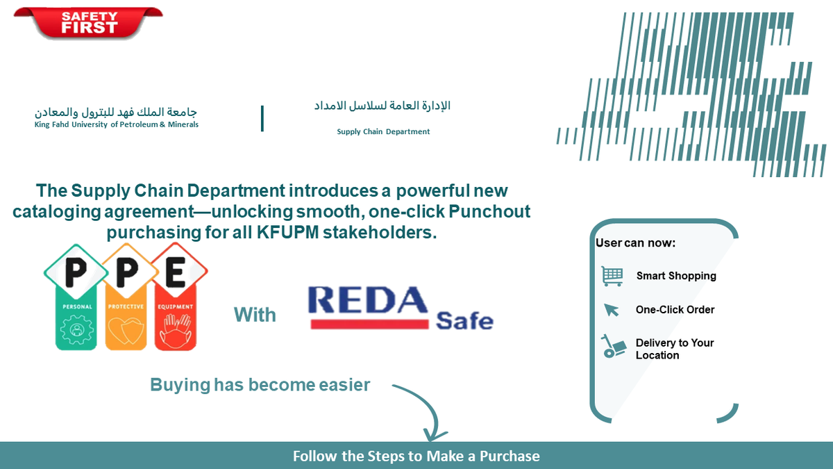 New E-Catalogue agreement to supply PPEs for all KFUPM.