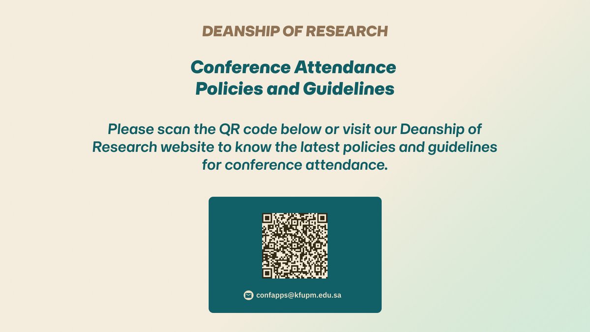 Conference Attendance Policies and Guidelines