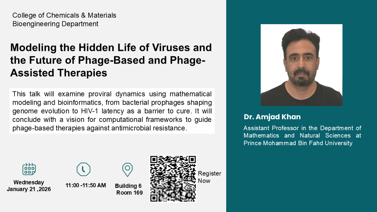 Seminar: Modeling Viral Systems and Emerging Phage Therapies