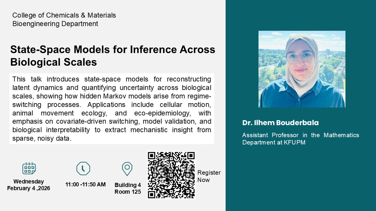 Seminar: State-Space Models for Inference Across Biological Scales