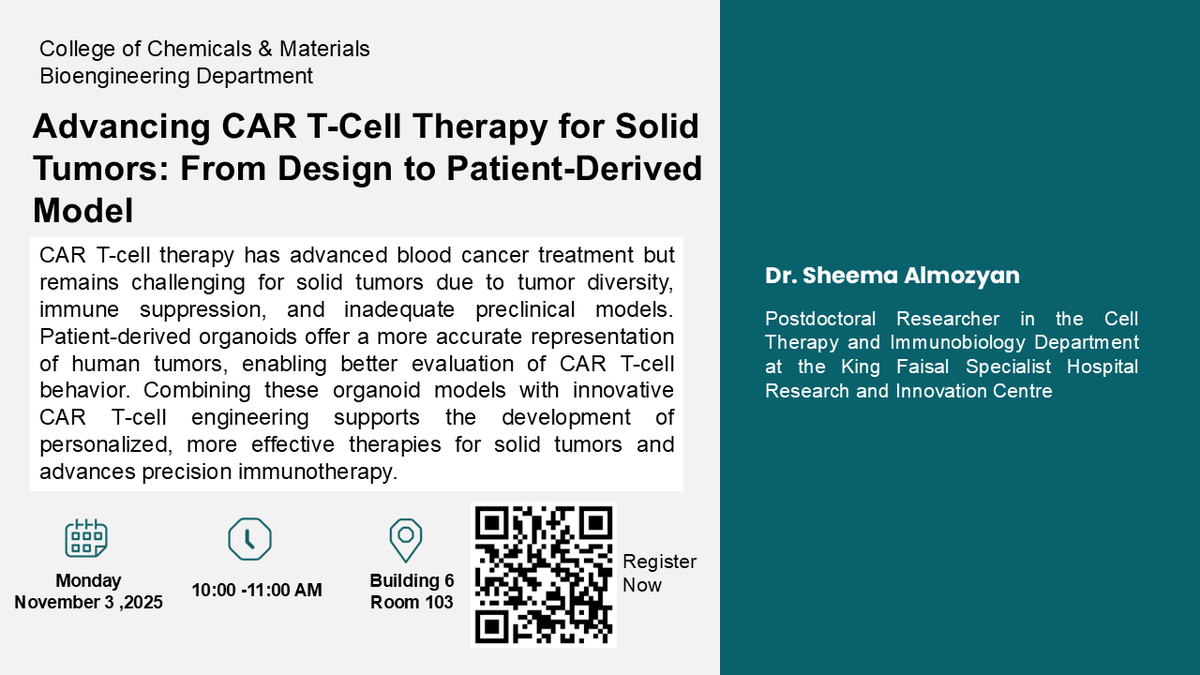 Seminar on Advancing CAR T-Cell Therapy for Solid Tumors