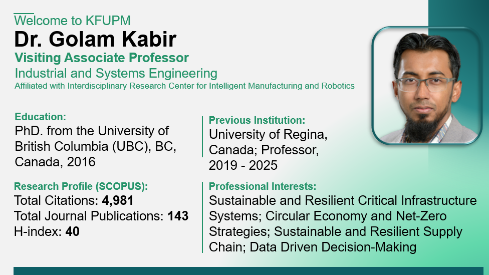 KFUPM Welcomes New Faculty