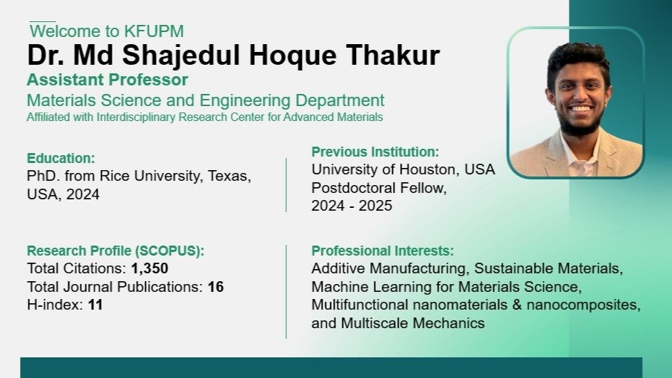 KFUPM Welcomes New Faculty