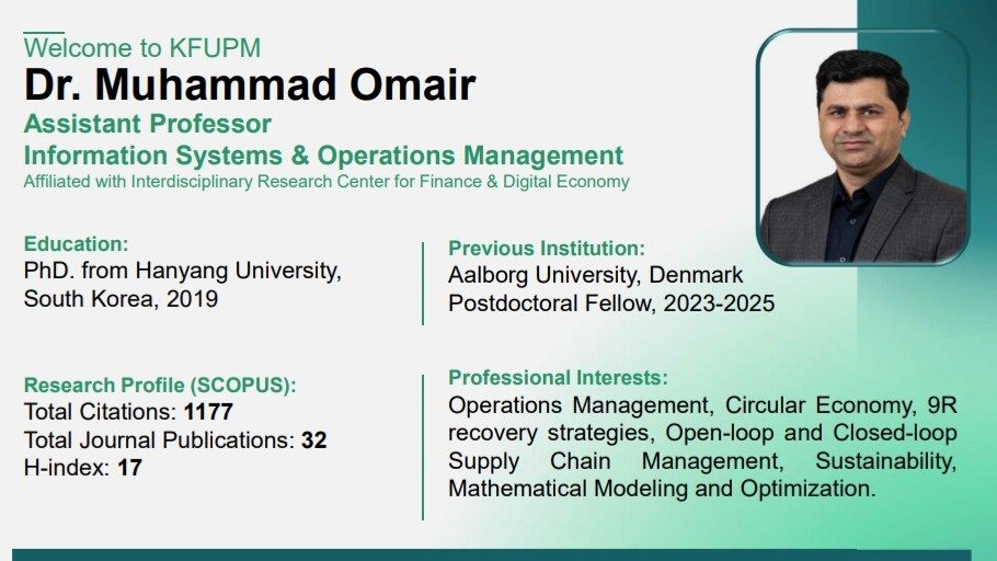 KFUPM Welcomes New Faculty