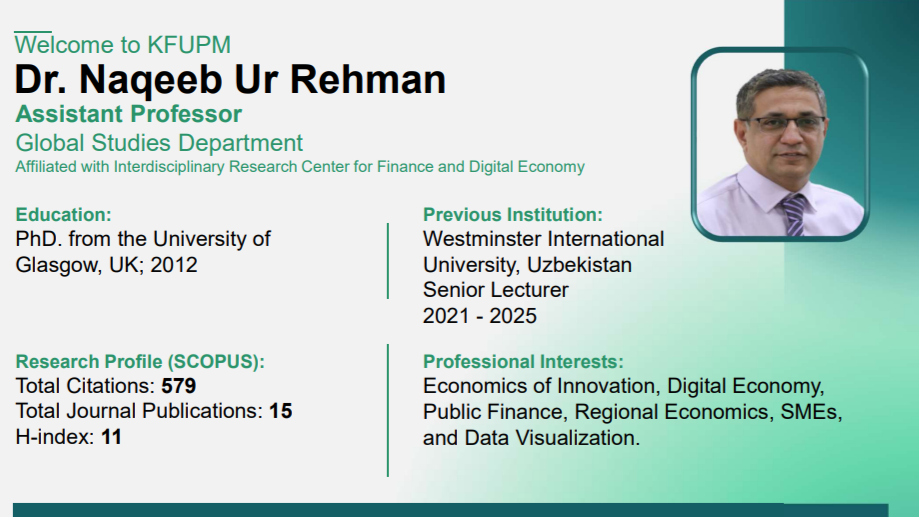 KFUPM Welcomes New Faculty