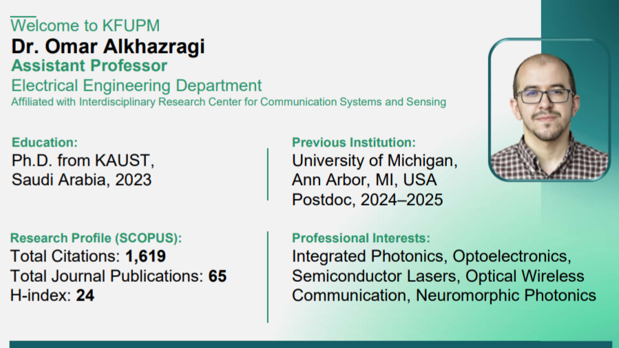 KFUPM Welcomes New Faculty