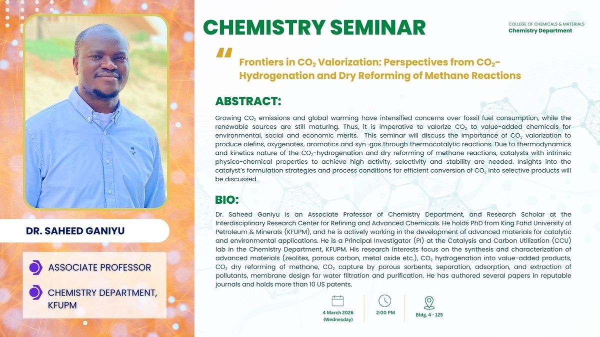 Chemistry Seminar
