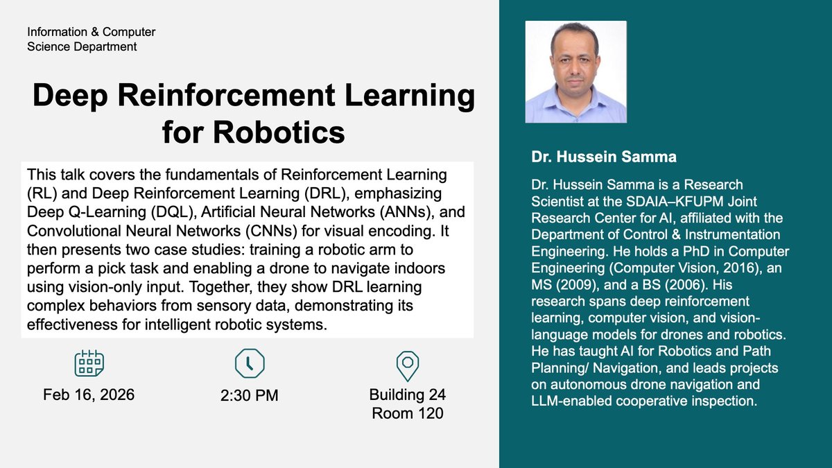 Seminar: Deep Reinforcement Learning for Robotics