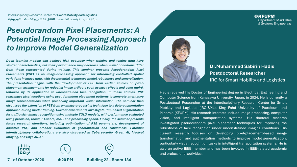 Seminar: Pseudorandom Pixels for Better AI Image Recognition