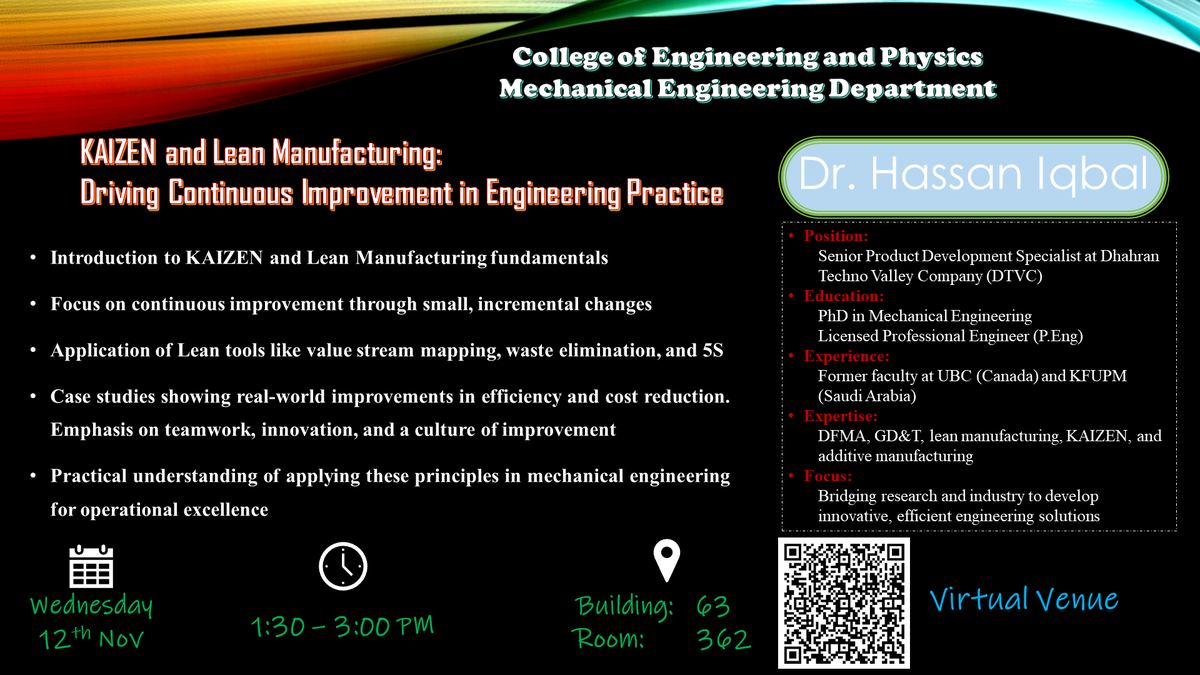Seminar: KAIZEN and Lean Manufacturing