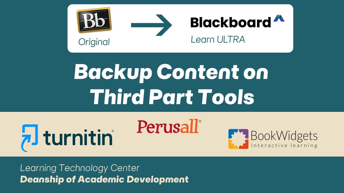 Student Submissions Backup in Blackboard