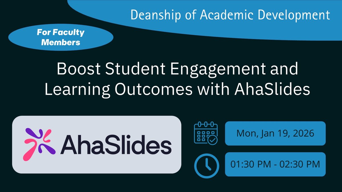 Webinar: AhaSlides for Faculty
