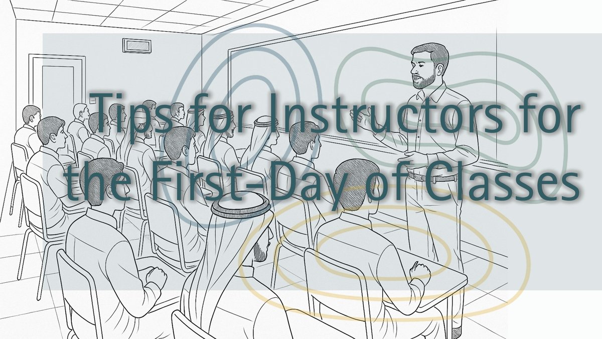 Tips for Instructors