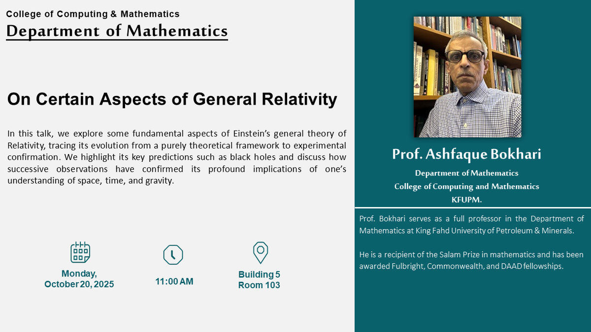 Seminar on Certain Aspects of General Relativity