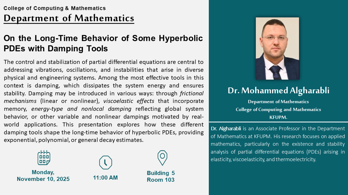 Seminar: Long-Time Behavior of Damped Hyperbolic PDEs