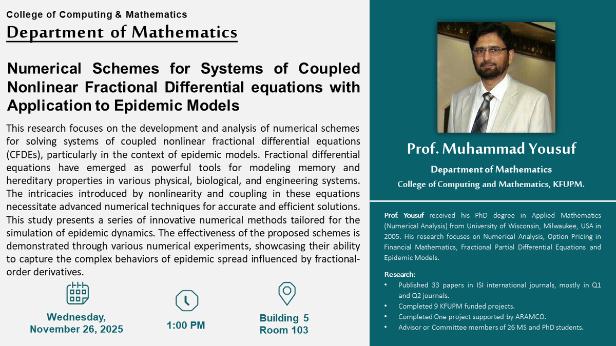 Seminar: Numerical Schemes for Coupled Nonlinear Fractional Systems