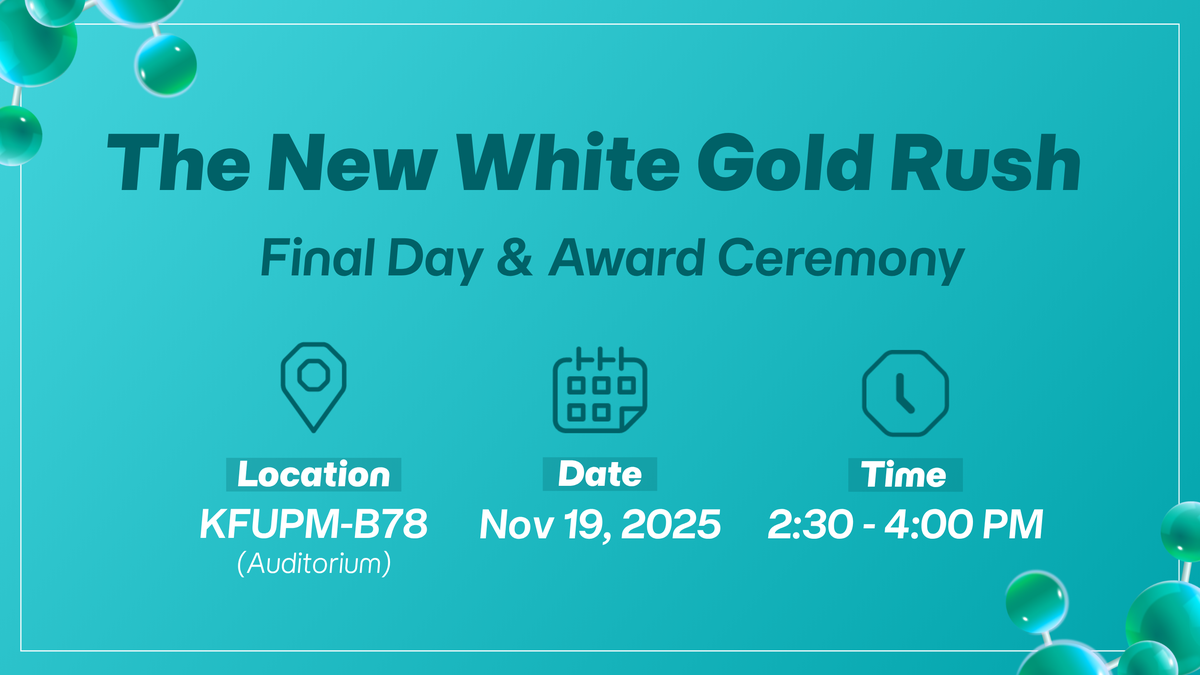 The New White Gold Rush Competition