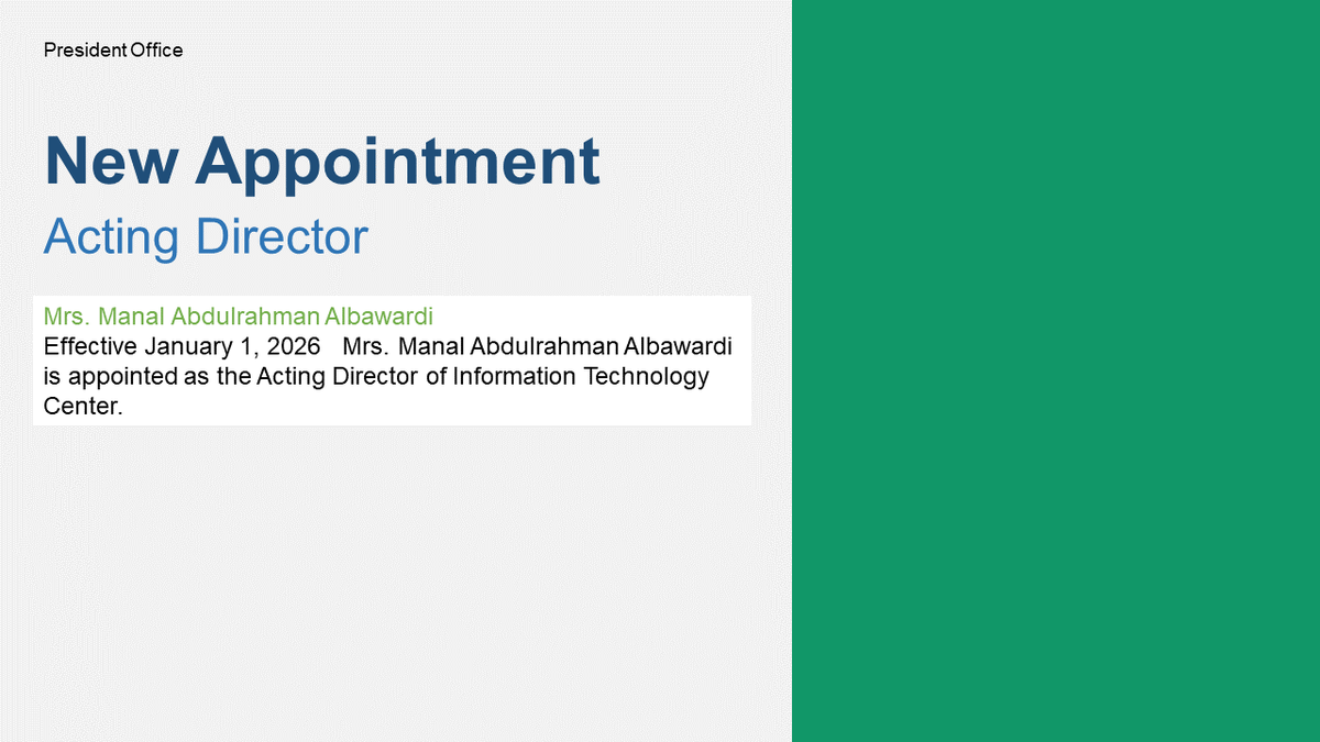 New Leadership Appointment
