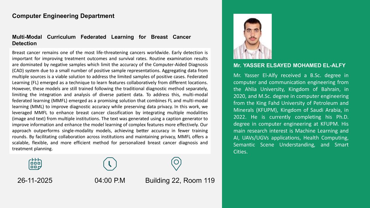 Seminar: Multi-Modal Federated Learning for Breast Cancer Detection