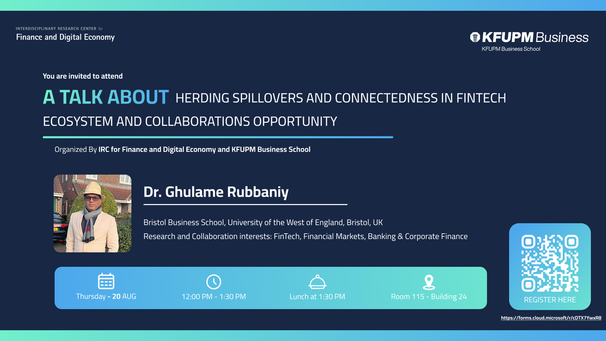 Seminar: Fintech Herding, Connectedness & Collaboration