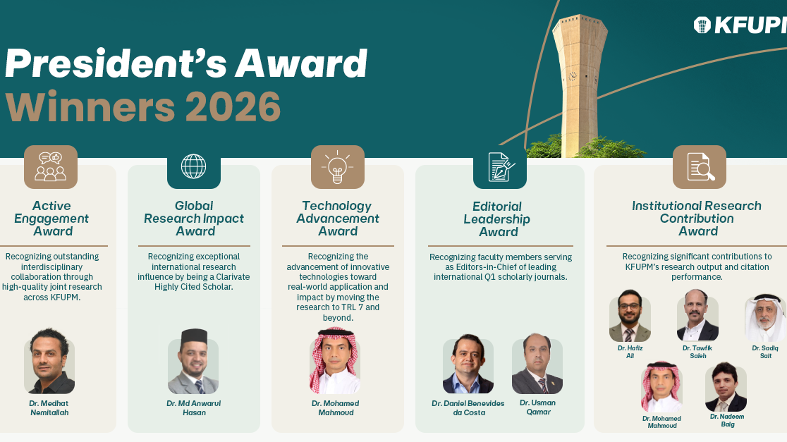 President's Award Winners 2026