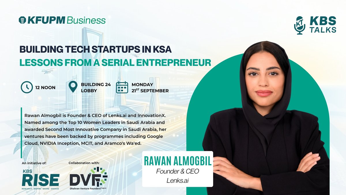 Talk: Building Tech Startups in KSA
