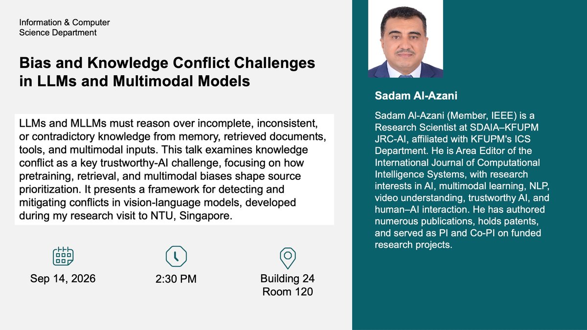 Seminar: Bias & Knowledge Conflicts in LLMs