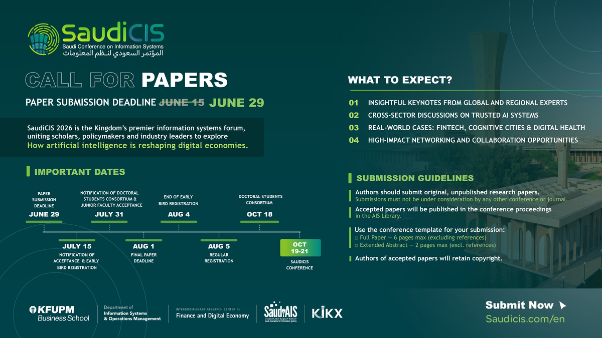 SaudiCIS: Call for Papers