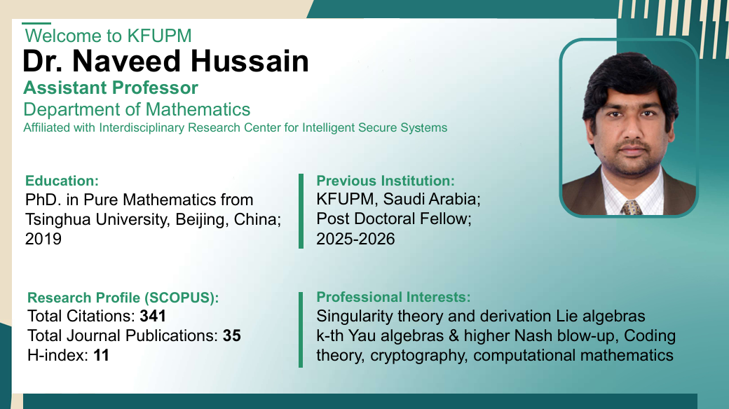 KFUPM Welcomes New Faculty