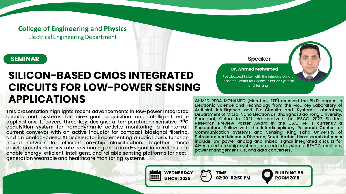 Seminar: Silicon-Based CMOS Integrated Circuits for Low-Power Sensing