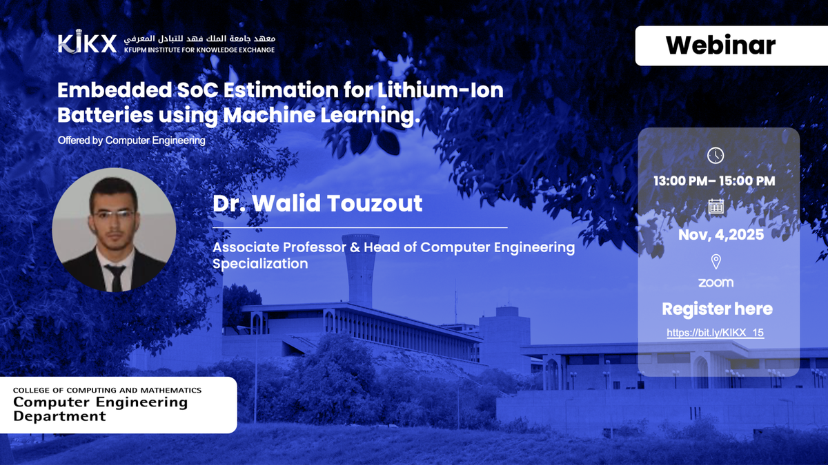 Webinar on Battery Estimation Using Machine Learning