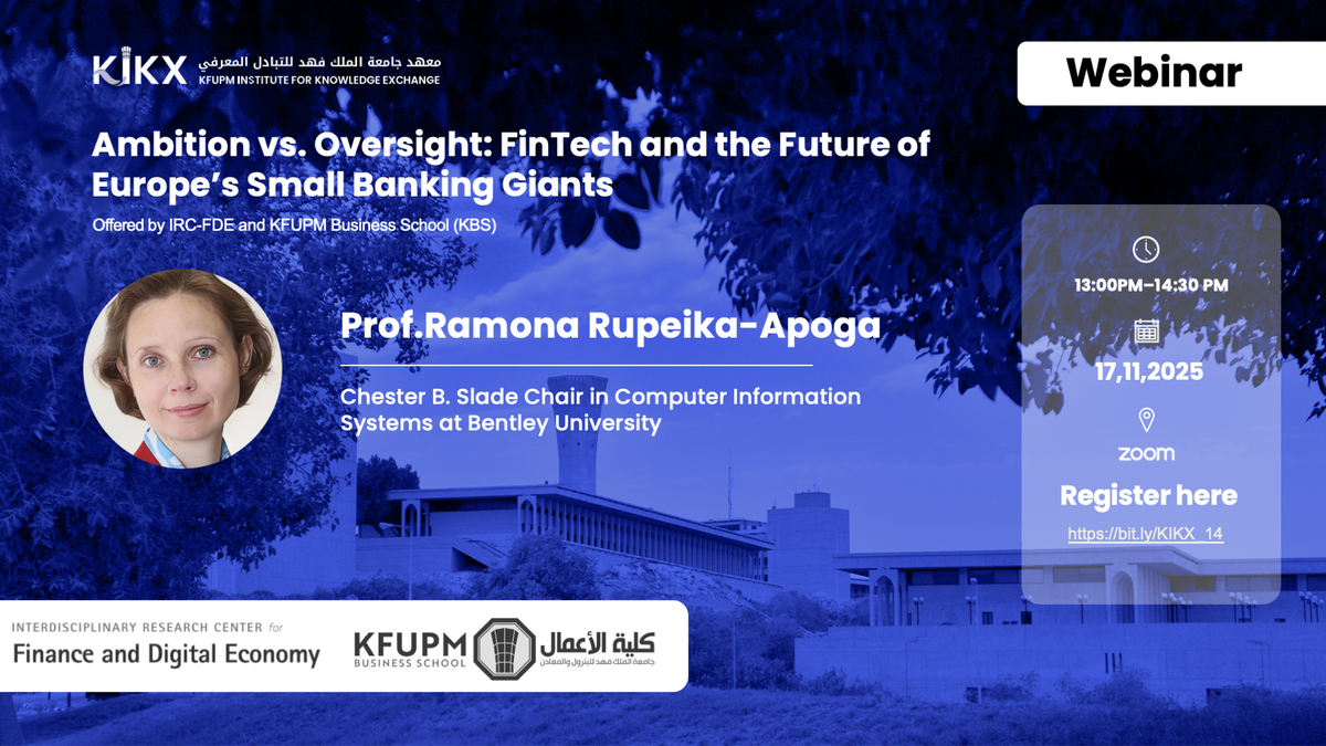 Webinar: Ambition, Oversight FinTech and the Future of Europe’s