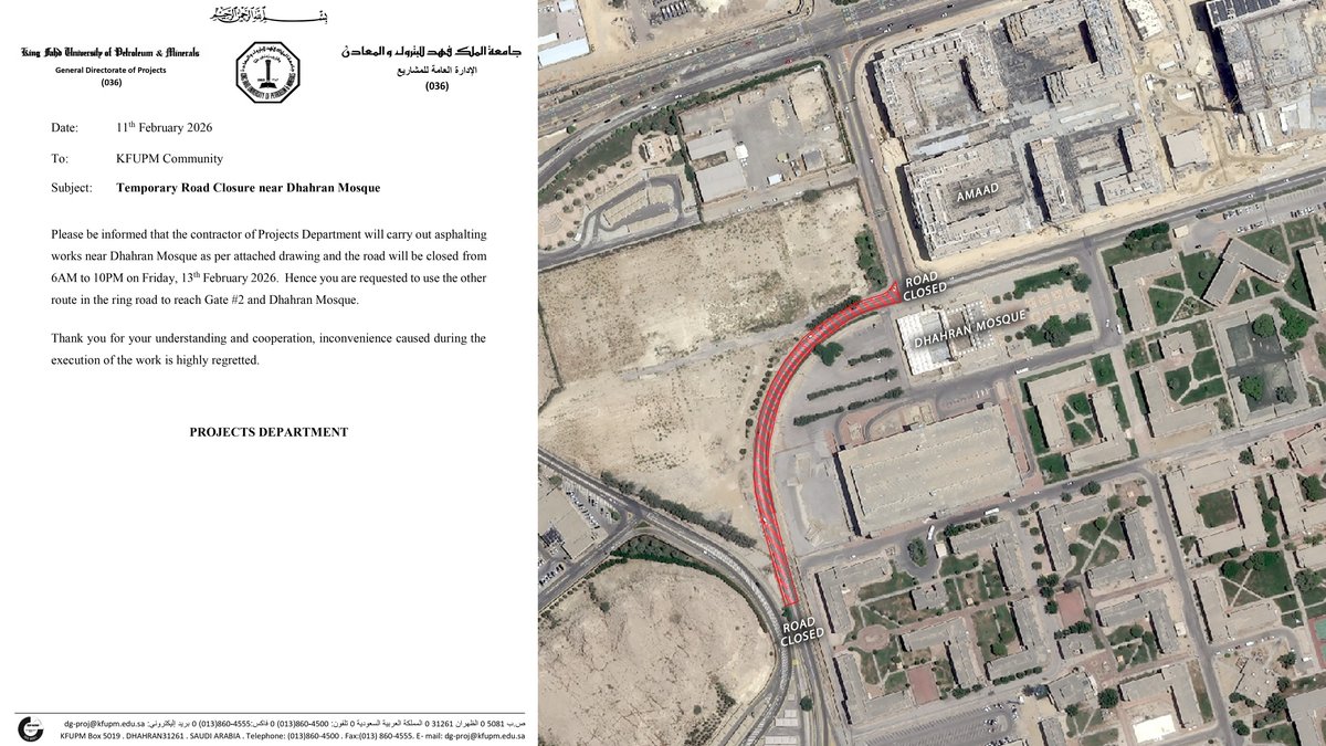 Temporary Road Closure