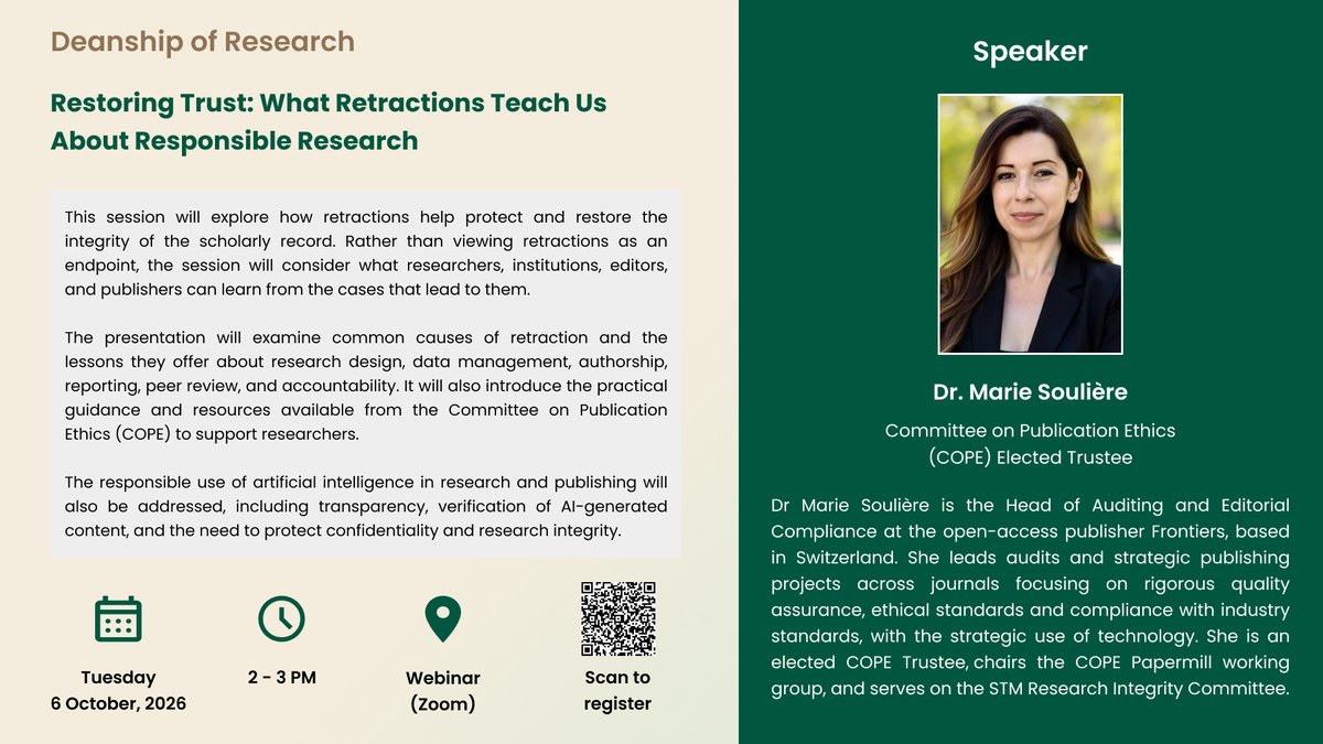 Webinar: What Research Retractions Teach Us