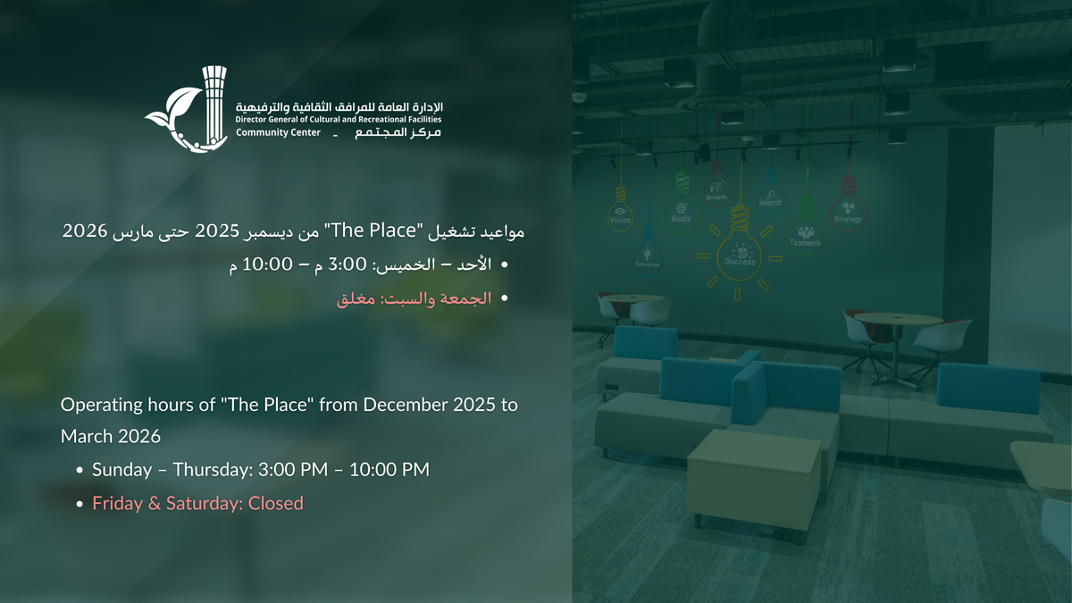 Operating hours of "The Place"